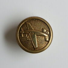 Bouton ancien - Historié - Avion - 18 mm - Picture Button Transportation
