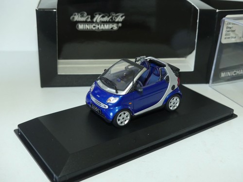 Smart cabriolet 2000 bleu - cabriolet,