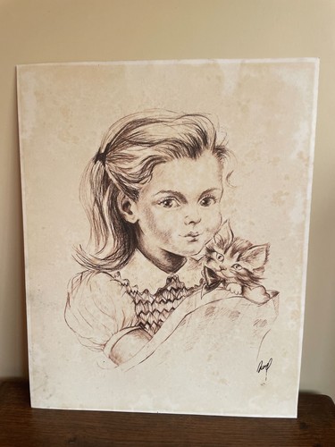 Tableau ancien reproduction - tableau,