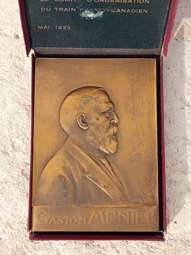 Médaille bronze 1923 gaston - médaille,