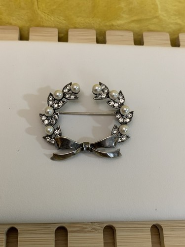 Broche ancienne argent massif - broche,