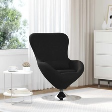 Fauteuil œuf tissu Chaise Moderne longue Mobilier luxe Détente Salon vidaXL vida