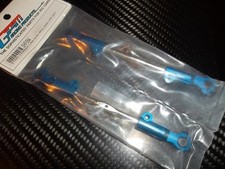 GPM SHF054 triangles AV supérieur chapes alu bleu  HPI HELLFIRE