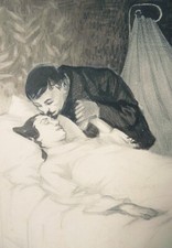 Dessin original à l'encre et