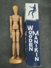 WOODEN MANIKIN Mannequin mobile réglable membres humains 20 cm Original (pas chi