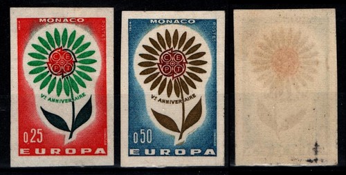 Monaco europa 652 653 - europa, n°652