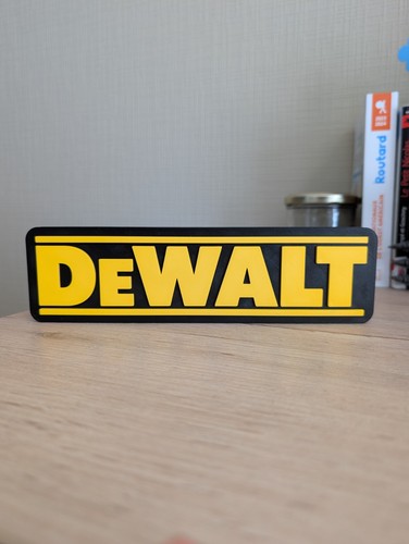 Plaque logo dewalt - plaque,
