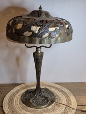 Lampe en bronze George Leleu