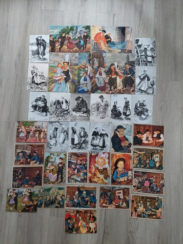 Lot cartes postales bretagne - cartes,