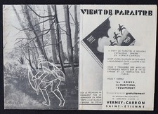 Catalogue publicitaire  1934 VERNEY CARRON LYon Paris carabine gun fusil