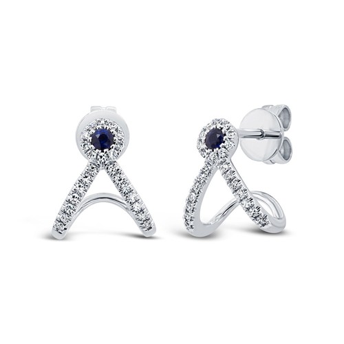 14k blanc rond - rond, naturel