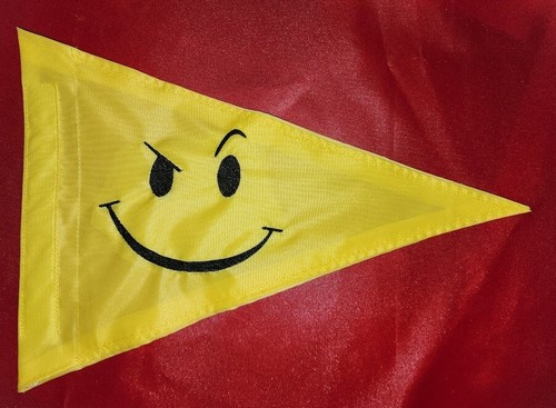Custom smirky smiley triangle - custom,