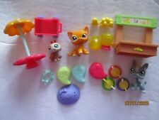 PETSHOP TRIO " LEMONADE STAND N°855 N°856 N°857 + ACCESSOIRES D'ORIGINE