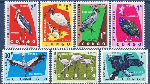 Congo 1963 protégé oiseaux - protégé,