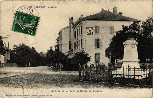 Cpa avenue gare - de,