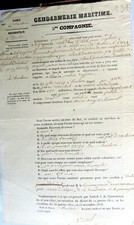 1836 RARE  GENDARMERIE