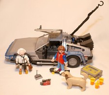 PLAYMOBIL® 70317 - Retour vers le futur - Marty - Le doc - Einstein - Delorean -