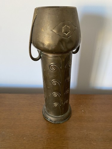 Vase ancienne douille obus - ancienne, en