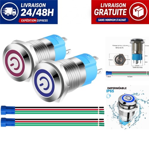 Interrupteur bouton poussoir