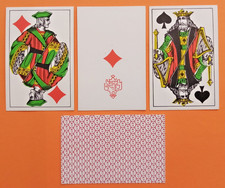 c. 1960 - JEU DE CARTES A JOUER TUNISIEN VINTAGE Chkobba Portrait génois Ancien