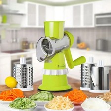 Mandoline Multifonctions à Manivelle 4 en 1-Rape multifonctions-Coupe légumes