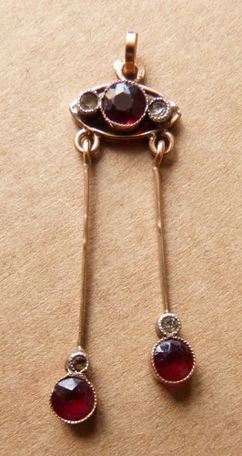Pendentif négligé 14k - en, or