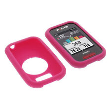 Sac pour Polar V650 Étui en Silicone Caoutchouc Case GPS Ordinateur Rose