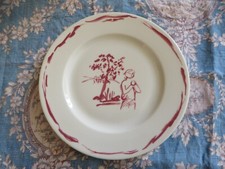 ASSIETTE PIERRE FREY " GONESSE " N°6 PORCELAINE DE LIMOGES FRANCE