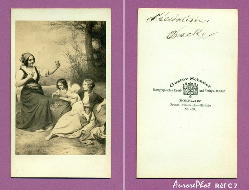 Cdv gustav schauer - cdv,
