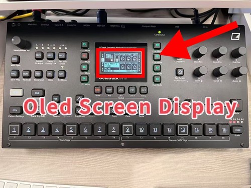 Oled display for elektron - oled,