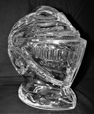 Vintage casque medieval en verre - Heaume Bourguignon ?