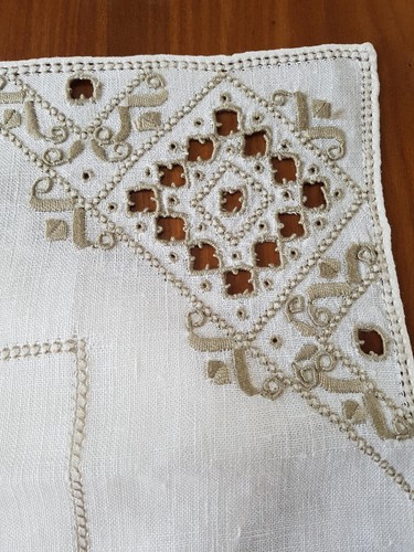 Nappe pur lin avec - pur,