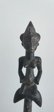 Art Tribal Africain - Grand Bâton de Commandement du Poro Senoufo - 58 Cms 