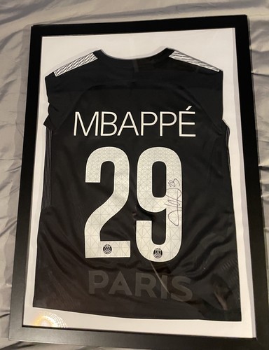 Maillot psg mbappé signé - maillot,
