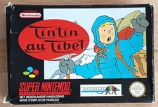 Super nintendo tintin tibet - nintendo,