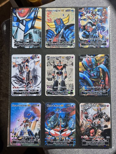 Cartes pokémon goldorak - pokémon,