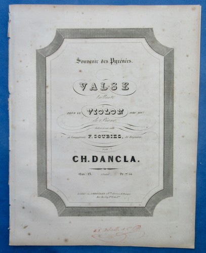 Violon piano charles dancla - violon+piano,