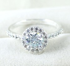 Bague ronde certifiée diamant