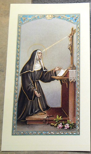Image pieuse avec prière