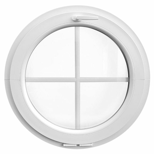 Fenêtre ronde soufflet pcv - ronde,