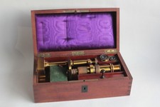 Ancien microscope laiton XIXe