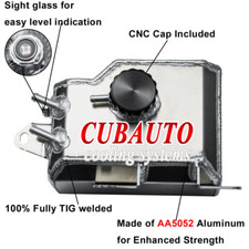 Aluminium Vase Réservoir d'expansion Pour 06-2015 Mazda MX5 / Miata MK3 2.0L