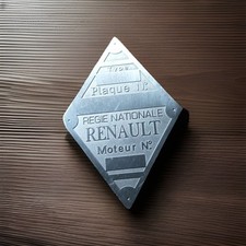 Plaque signalétique Renault