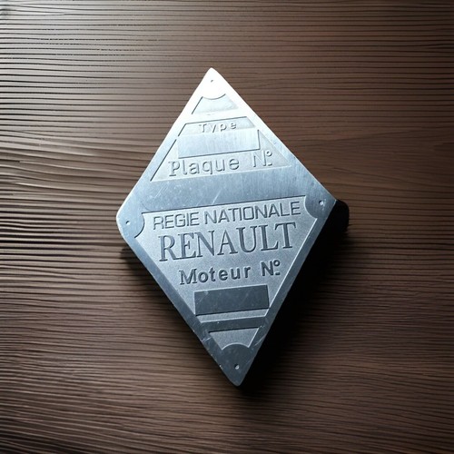 Plaque signalétique renault - plaque,