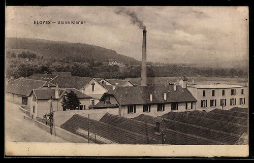 Cpa éloyes usine kiener - Éloyes,,