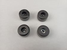 Lot x4 pied caoutchouc jeu comptoir ancien café bistrot machine a sous