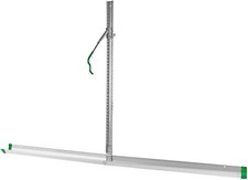 Porte vélo mural sur rail en acier