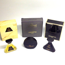 JACOMO 3 Miniatures anciennes  PARFUM RARE COEUR DE PARFUM SILENCES PLEIN BOITE