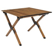 KAMPA - Table Basse Pliante de Camping en Métal imitation bois avec Sac de Trans