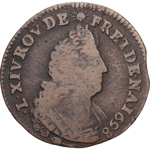 France louis xiv liard - xiv,,